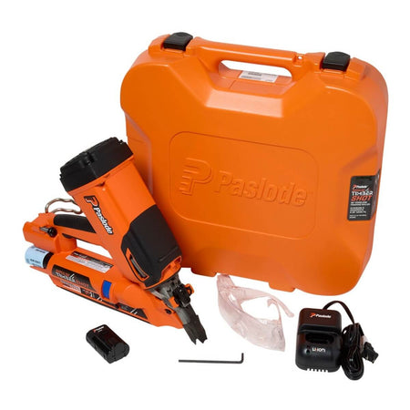 PASLODE 906950IP - TimberShot Cordless Impulse 30-Degree Framing Nailer Kit