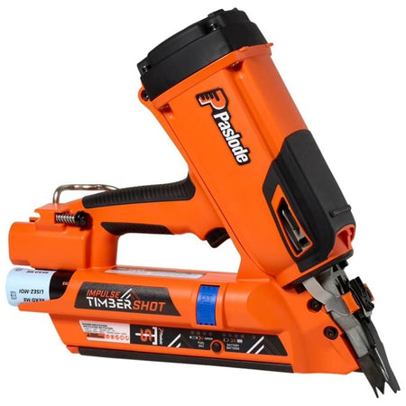 PASLODE 906950IP - TimberShot Cordless Impulse 30-Degree Framing Nailer Kit