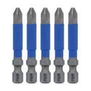 WIHA 70269 - TerminatorBlue Phillips #2 Impact Bits - 2 Inch (5 Pack)
