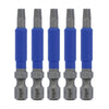 WIHA 70282 - Terminator Blue Impact Square #2 Power Bit - 2" (5 Pack)