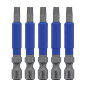 WIHA 70282 - Terminator Blue Impact Square #2 Power Bit - 2" (5 Pack)