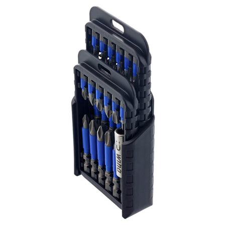 WIHA 70289 - TerminatorBlue Impact Driver Bit Set with Belt Clip, 24-Piece