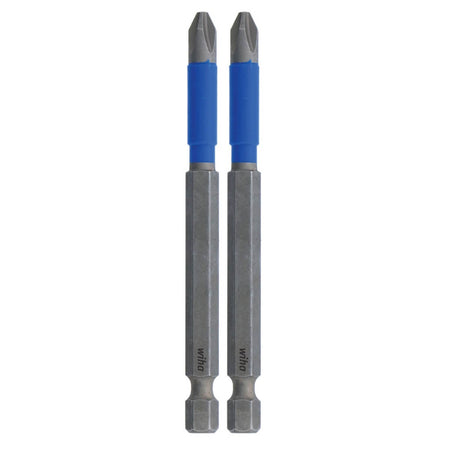 WIHA 70302 - TerminatorBlue Impact Bit Phillips #2 x 3.5-Inch (2-Pack)