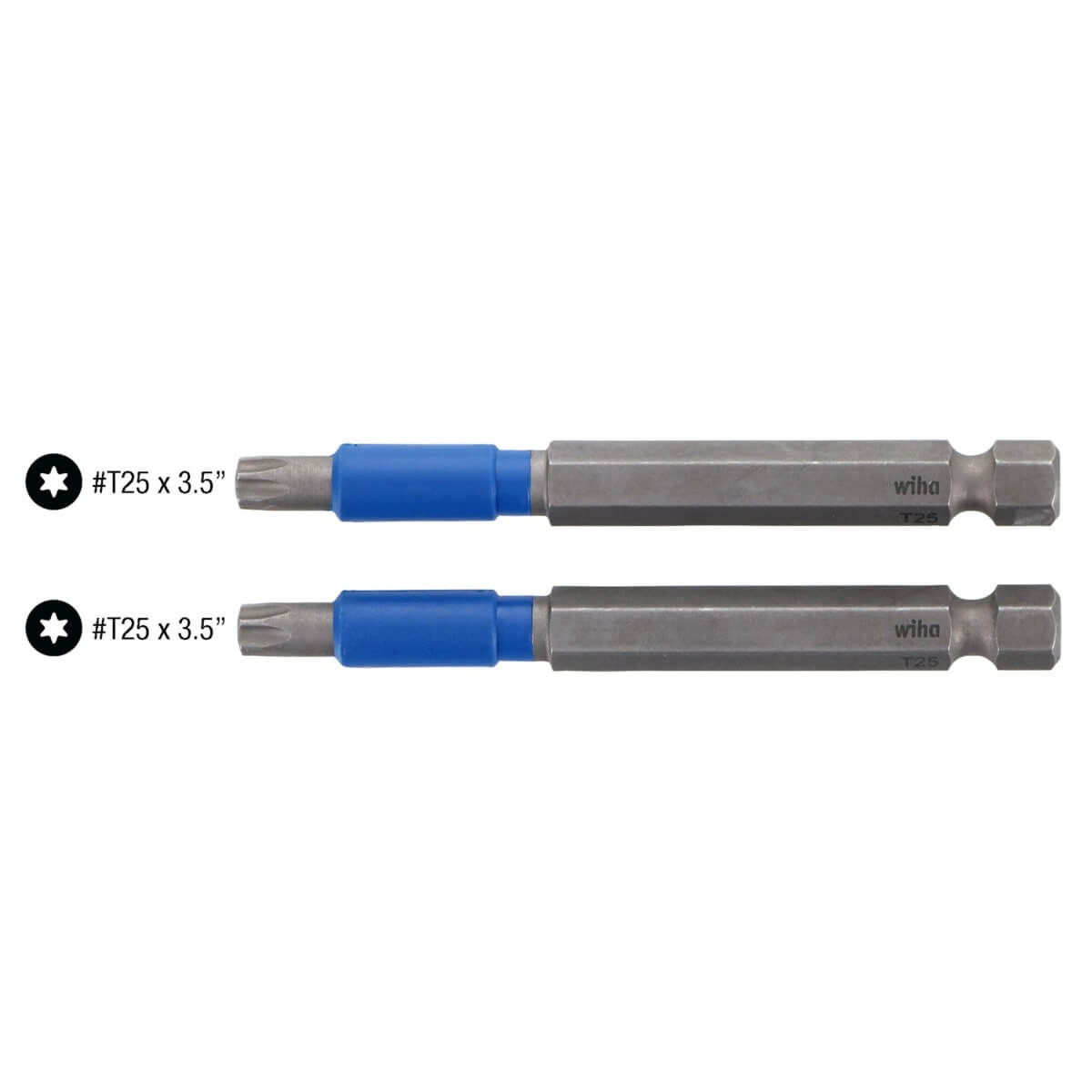 WIHA 70319 - TerminatorBlue Impact Bit Torx T20 x 3.5" (2-Pack)