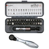 WIHA 74984 - 32-Piece GoBox Standard Bit Set with Mini Ratchet