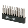 WIHA 74986 - 10-Piece Hex Power Bit Belt Pack Set