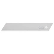 OLFA L-SOL-10B - 18mm Heavy-Duty Solid Silver Blades (10-Pack)