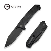 CIVIVI C23055-1 - Tacticorix Flipper & Thumb Stud Folding Knife, Black G10