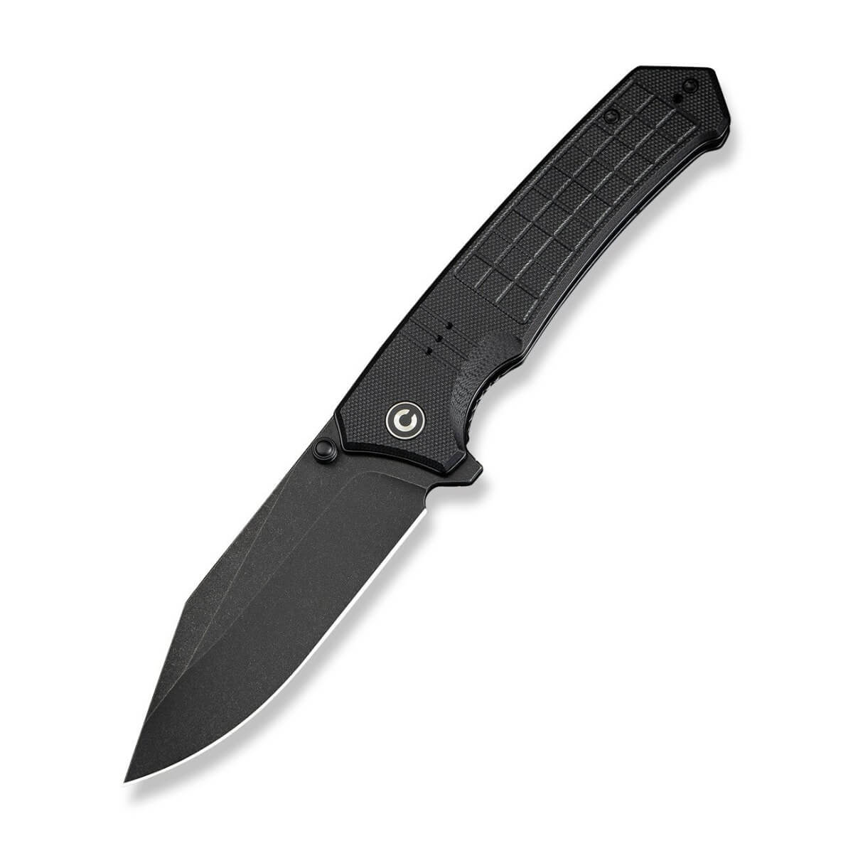 CIVIVI C23055-1 - Tacticorix Flipper & Thumb Stud Folding Knife, Black G10