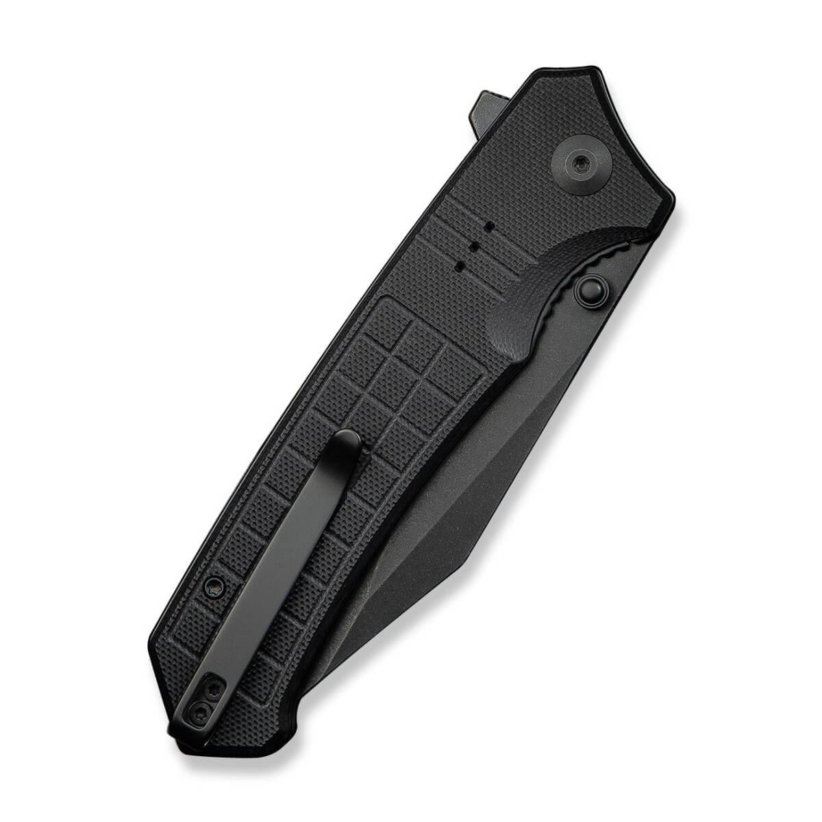 CIVIVI C23055-1 - Tacticorix Flipper & Thumb Stud Folding Knife, Black G10
