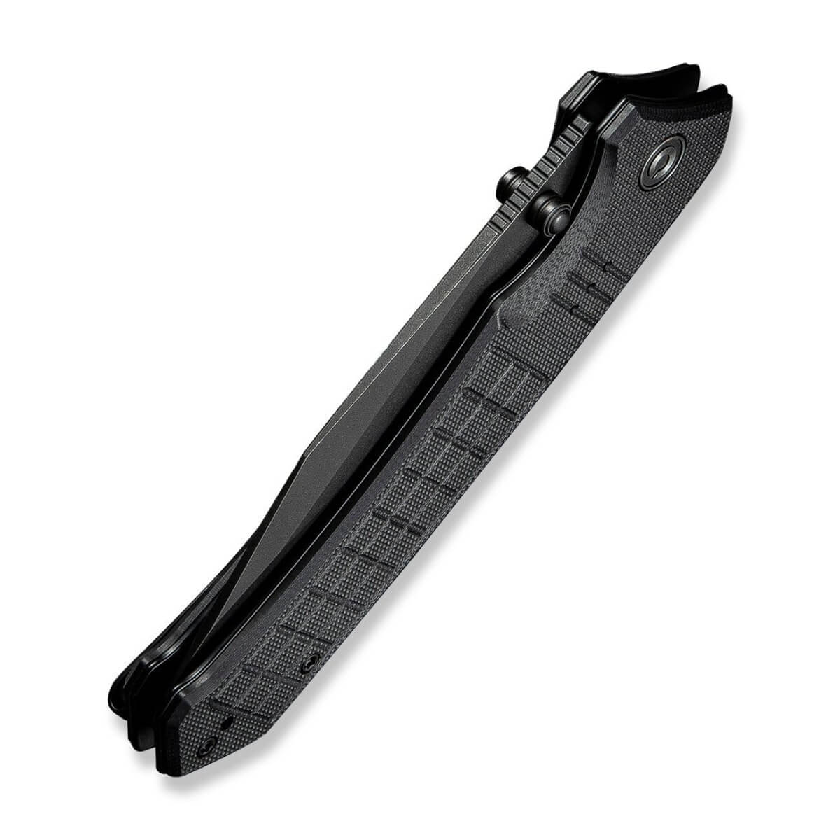 CIVIVI C23055-1 - Tacticorix Flipper & Thumb Stud Folding Knife, Black G10