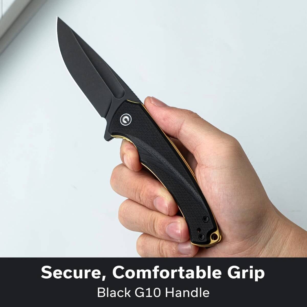 CIVIVI C24040-1 - Voidflare Flipper Folding Knife - Black G10