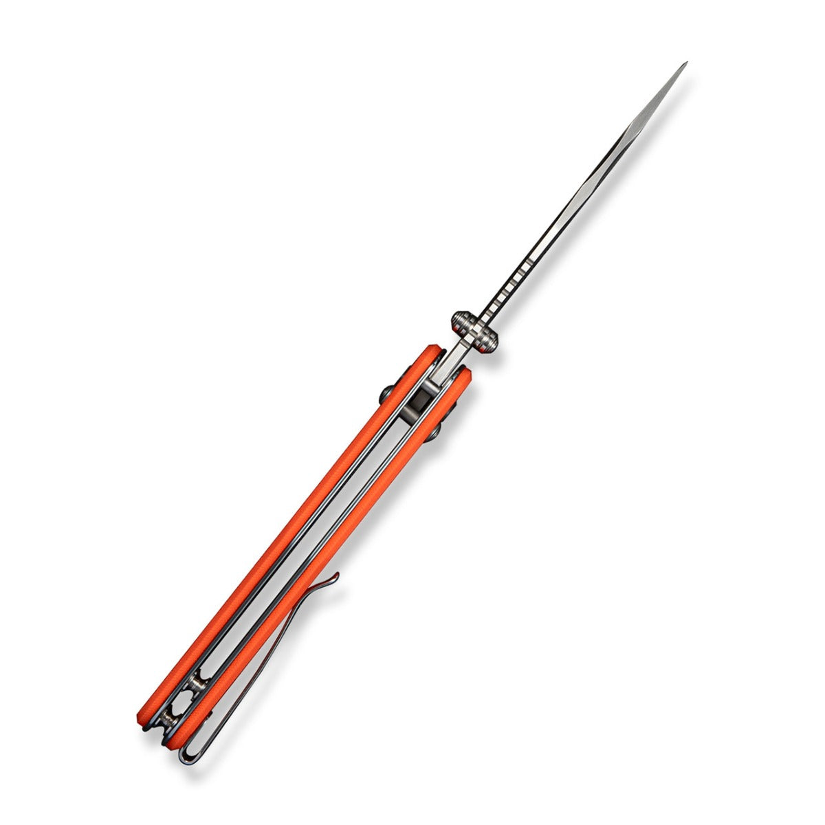 SENCUT SEN-S25046-1 Glenspar Crossbar Lock Folding Knife - Orange G10 Handle