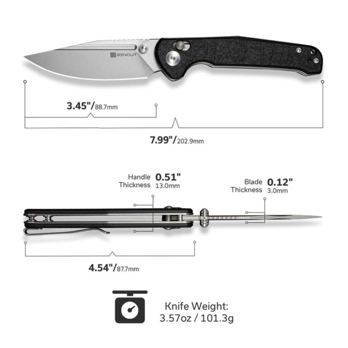SENCUT SEN-S25046-2 - Glenspar Folding Pocket Knife