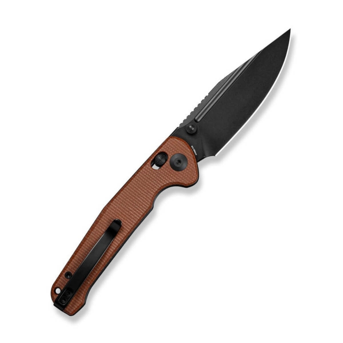 SENCUT SEN-S25046-3 - Glenspar Crossbar Lock Folding Knife - Brown Micarta