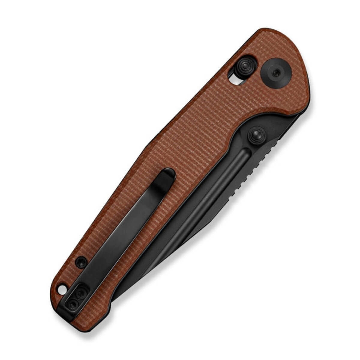 SENCUT SEN-S25046-3 - Glenspar Crossbar Lock Folding Knife - Brown Micarta