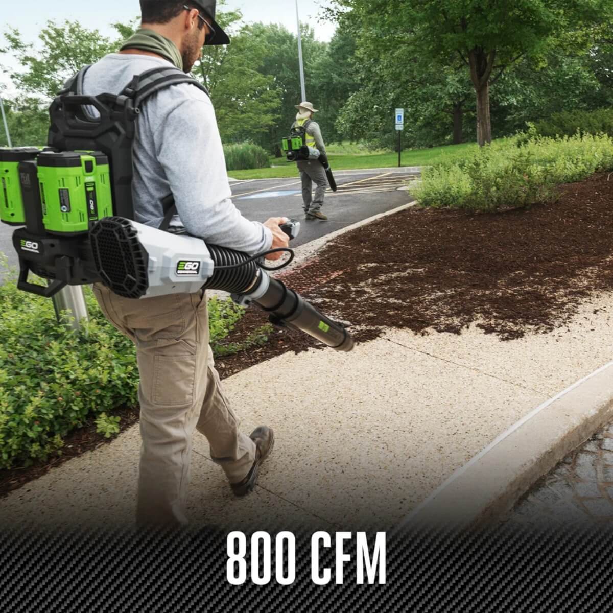 EGO LBPX8006-2 - Commercial Series 800 CFM Backpack Blower Kit with (2) 10.0Ah Batteries