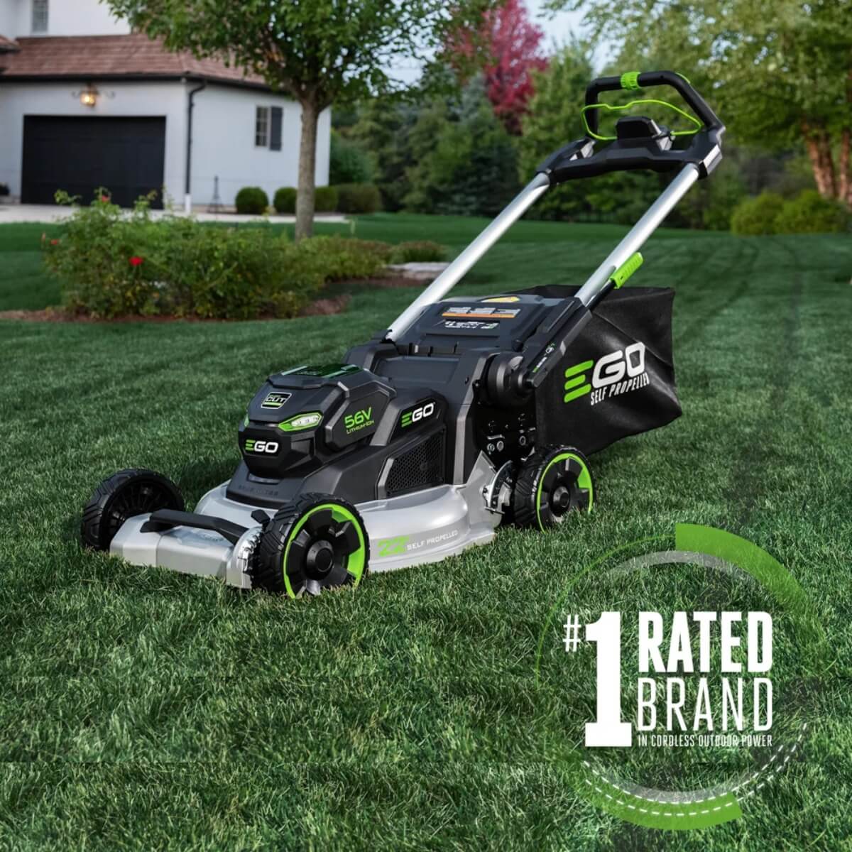 EGO Power+ LM2206SP - 22-inch Select Cut™ Self-Propelled Lawn Mower with 10.0Ah Battery and 700W Turbo Charger
