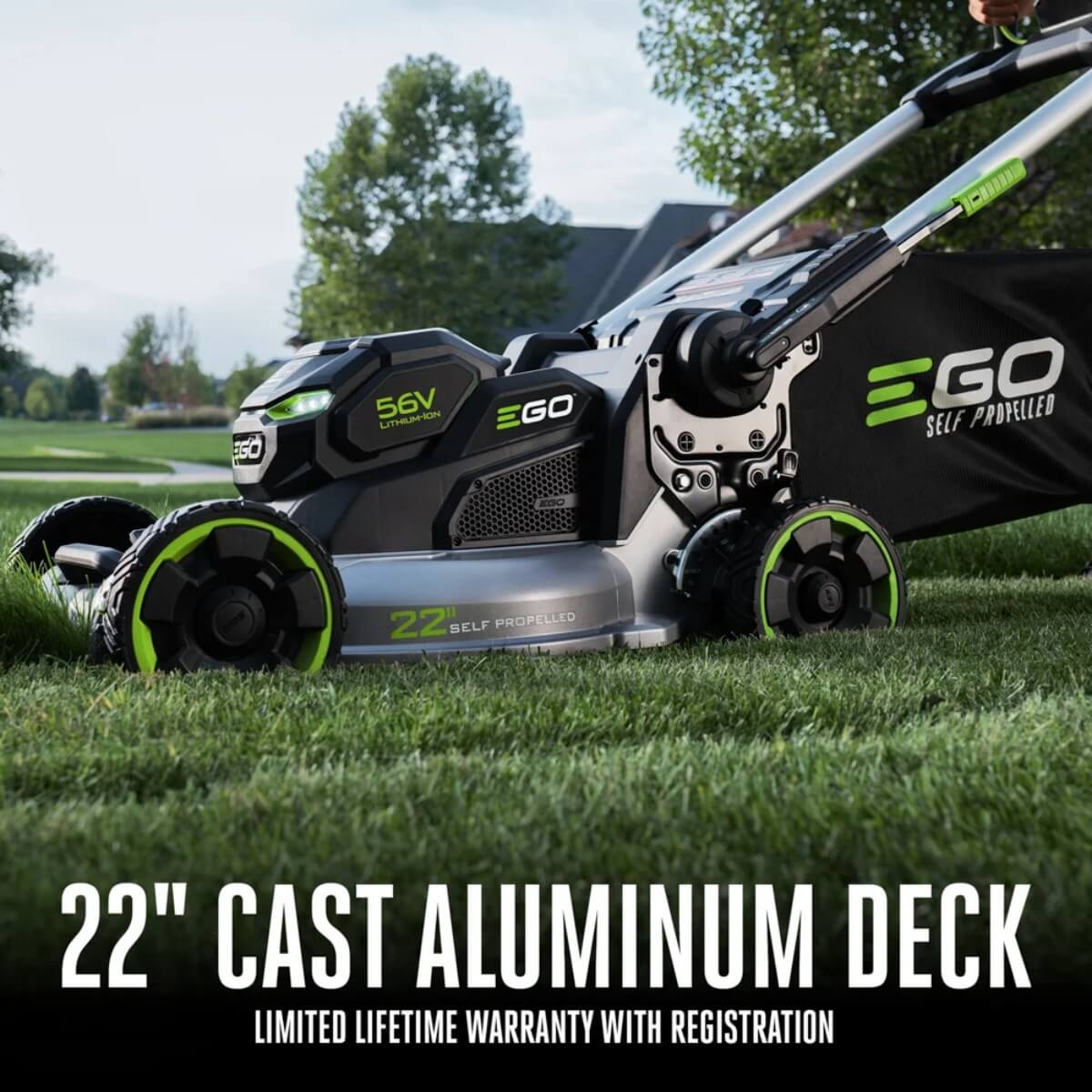 EGO Power+ LM2206SP - 22-inch Select Cut™ Self-Propelled Lawn Mower with 10.0Ah Battery and 700W Turbo Charger