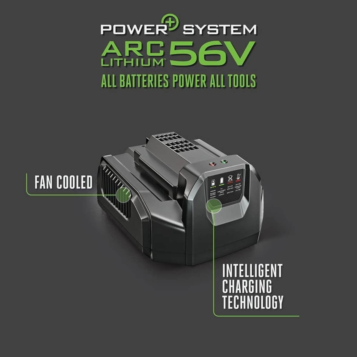 EGO Power+ SKA2800T - 5.0 Ah ARC Lithium Battery and 56V Standard Charger Starter Kit