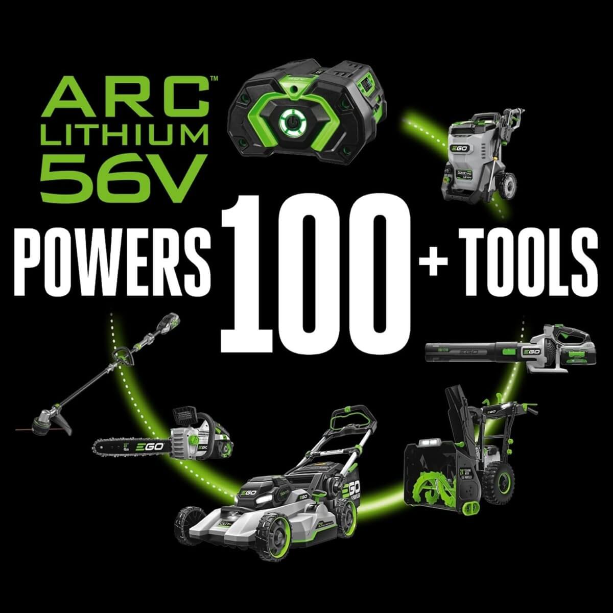 EGO Power+ SKA2800T - 5.0 Ah ARC Lithium Battery and 56V Standard Charger Starter Kit