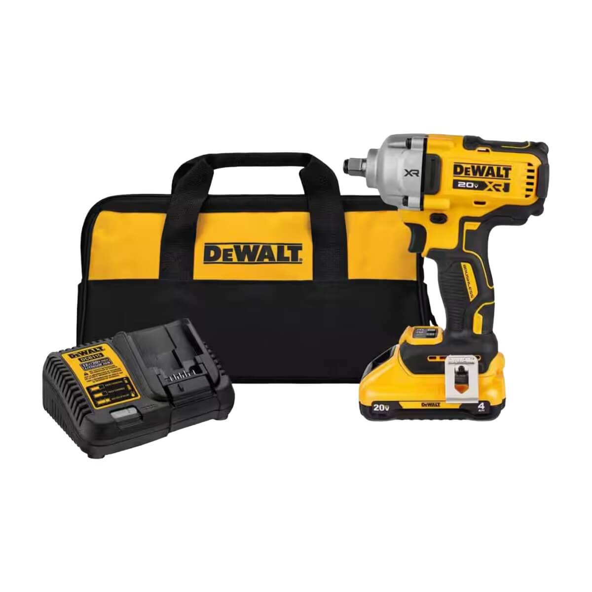 DEWALT DCF891QQ1 - 20V MAX* XR® 1/2 in. Mid-Range Impact Wrench Kit with Hog Ring Anvil