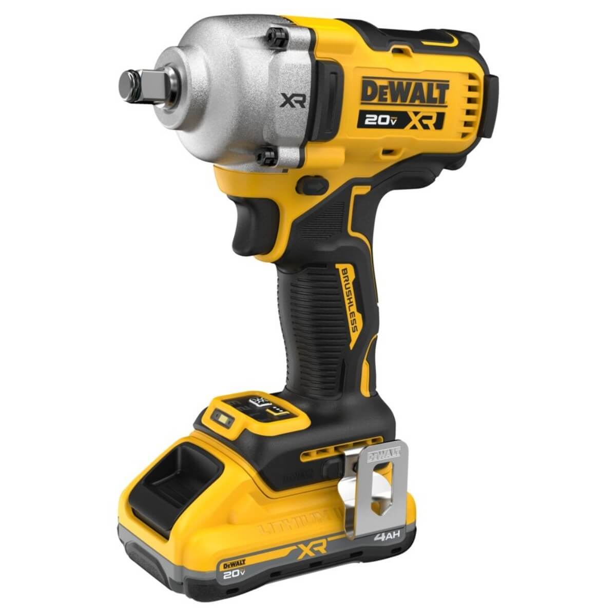 DEWALT DCF891QQ1 - 20V MAX* XR® 1/2 in. Mid-Range Impact Wrench Kit with Hog Ring Anvil