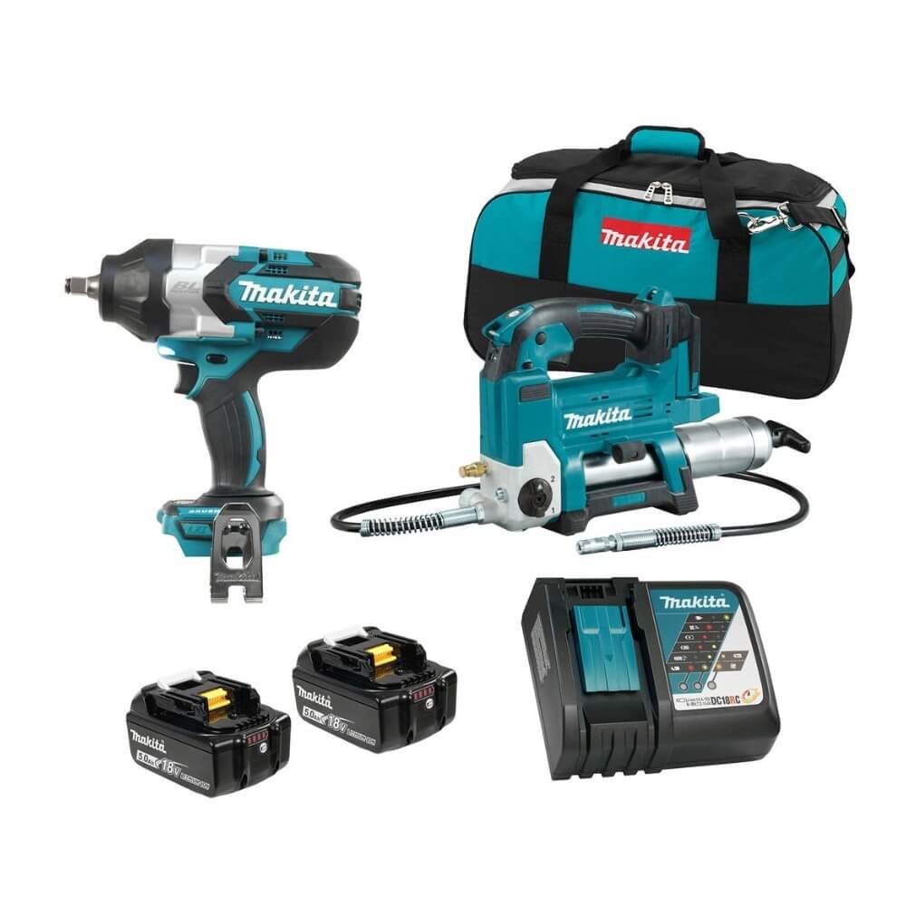 MAKITA DLX2465TX1 - 18V LXT Lithium-Ion 2-Pc. Brushless Cordless Combo Kit (5.0Ah)