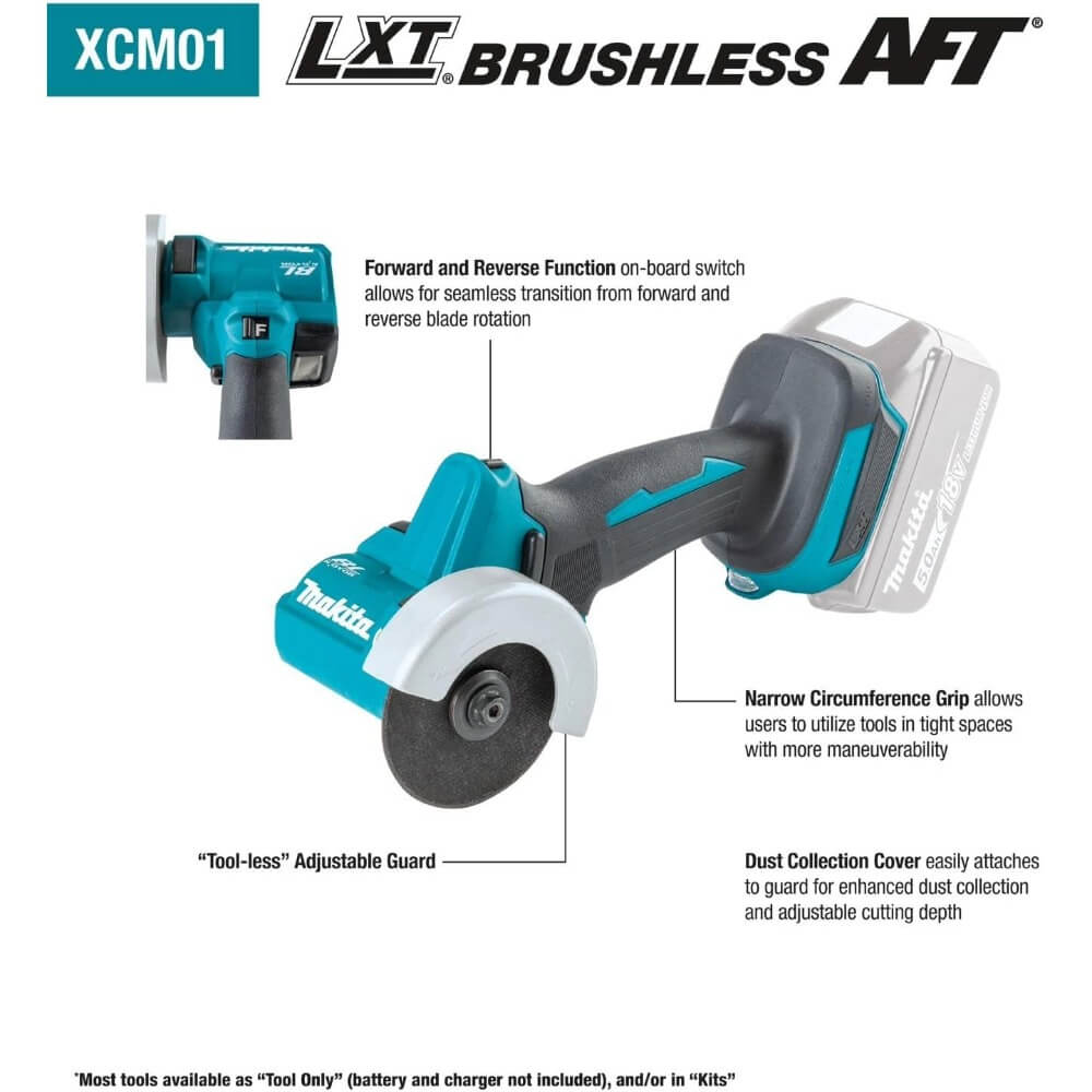 MAKITA DTL301Z - 18V LXT Brushless Cordless Angle Impact Driver