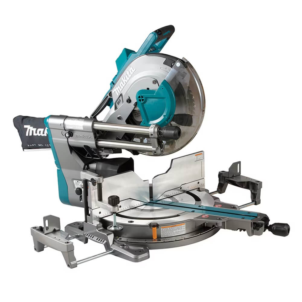 MAKITA LS003GM102 - 40V Max XGT Brushless 12" (305mm) Dual-Bevel Sliding Compound Mitre Saw Kit with AWS
