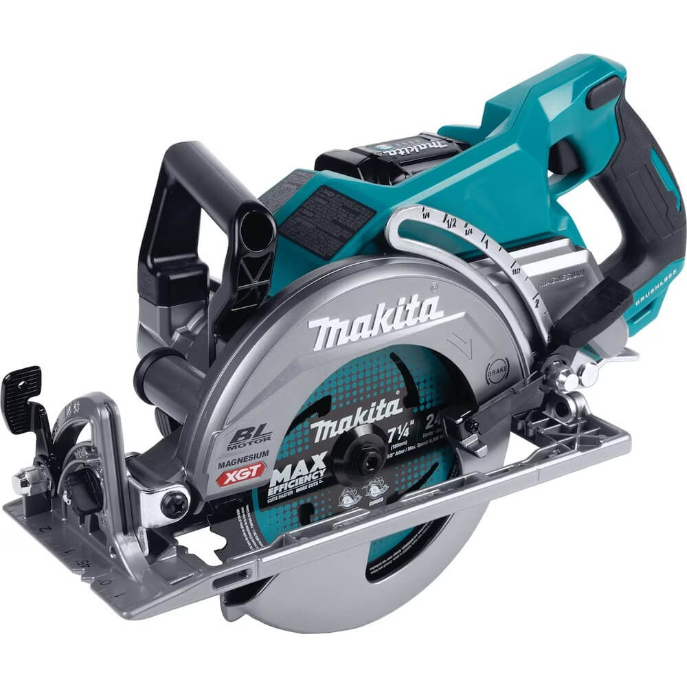MAKITA RS001GM101 - 40V Max XGT Brushless Cordless 7-1/4" Rear Handle Circular Saw Kit