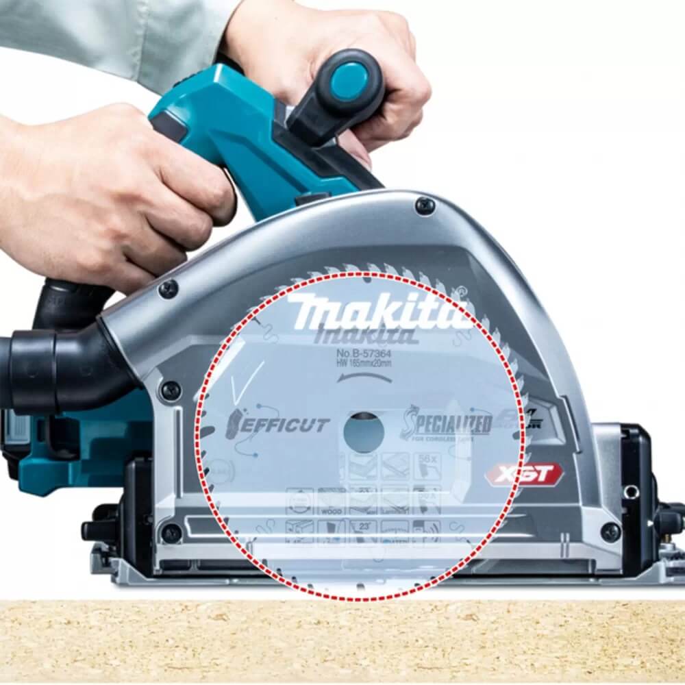 MAKITA SP001GM104 - 40Vmax XGT Brushless 6-1/2" Plunge Cut Circular Saw Kit with AWS (4.0Ah)