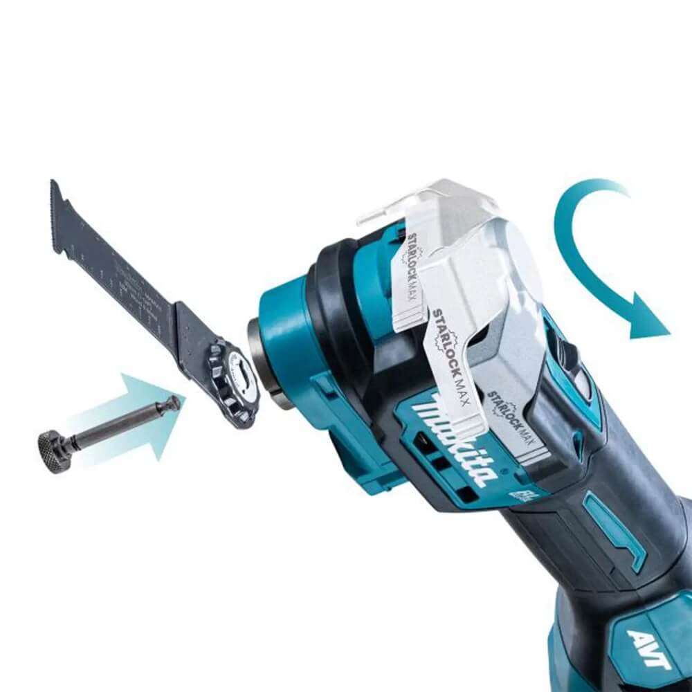 MAKITA TM001GZ01 - 40V Max XGT Brushless StarlockMax Multi-Tool w/ AVT