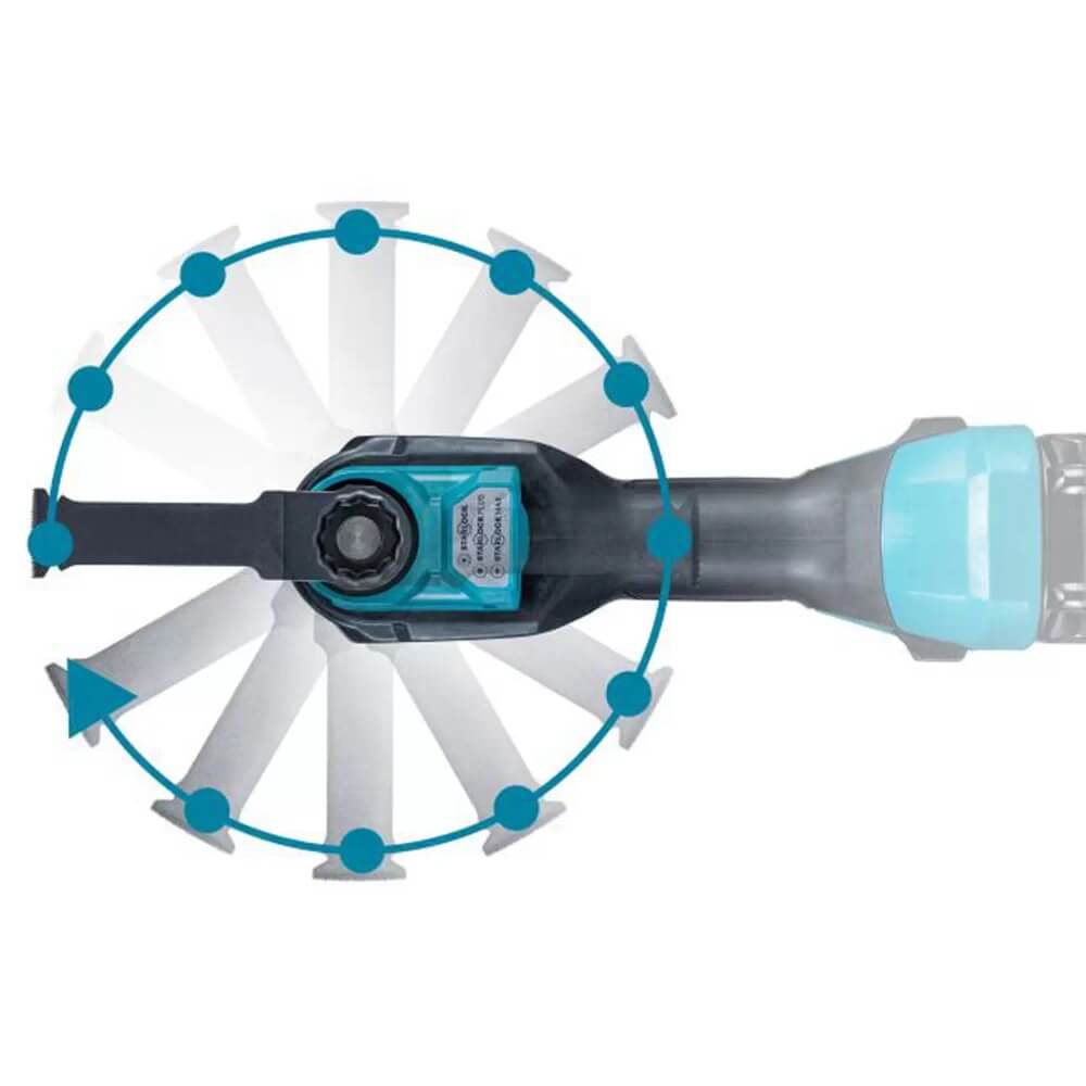 MAKITA TM001GZ01 - 40V Max XGT Brushless StarlockMax Multi-Tool w/ AVT