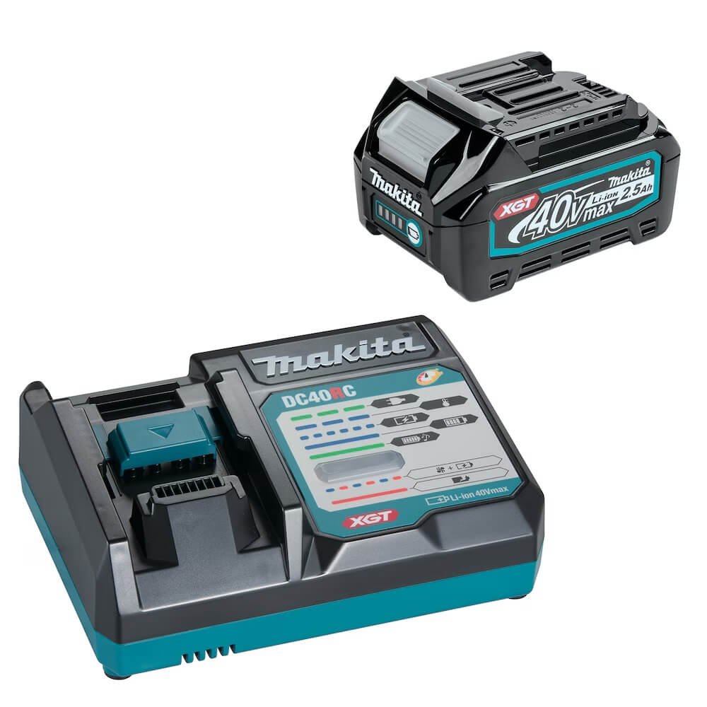 MAKITA T-05929 - 40Vmax XGT Fast Charger Starter Kit (2.5Ah)