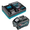 MAKITA T-04357 - 40V max XGT® Lithium-Ion 5.0 Ah Battery and Rapid Charger Starter Kit