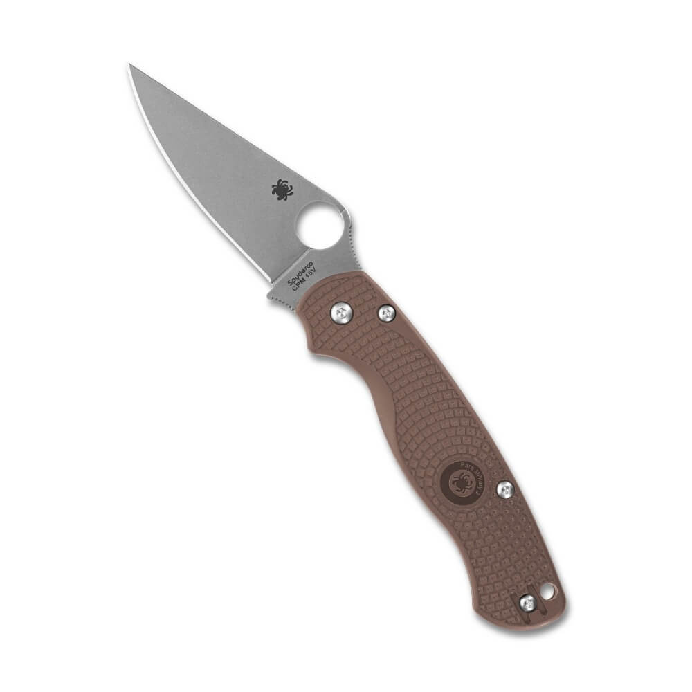 SPYDERCO C81PBN15V2 - Para Military 2 Lightweight Brown CPM 15V Sprint Run