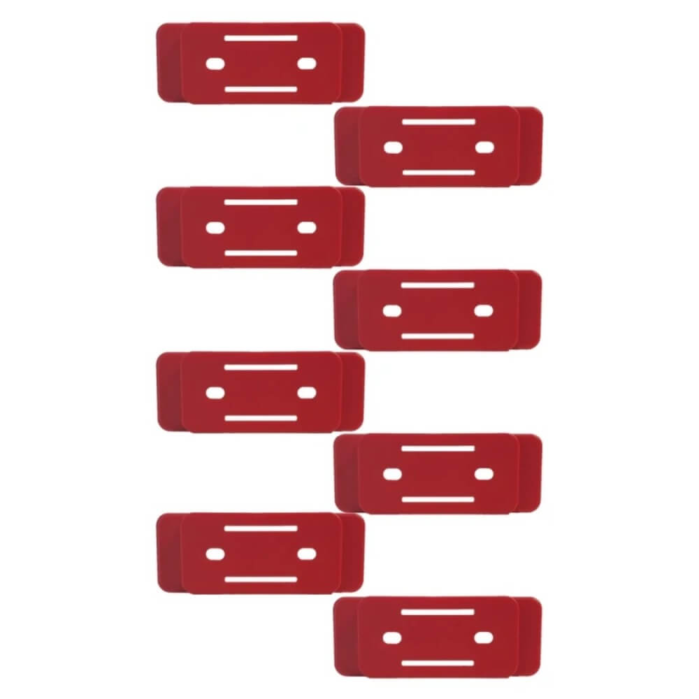 STEALTHMOUNTS PAC-F-02-8 - Milwaukee Packout Mounting Feet (8-Pack) - Red