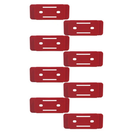 STEALTHMOUNTS PAC-F-02-8 - Milwaukee Packout Mounting Feet (8-Pack) - Red