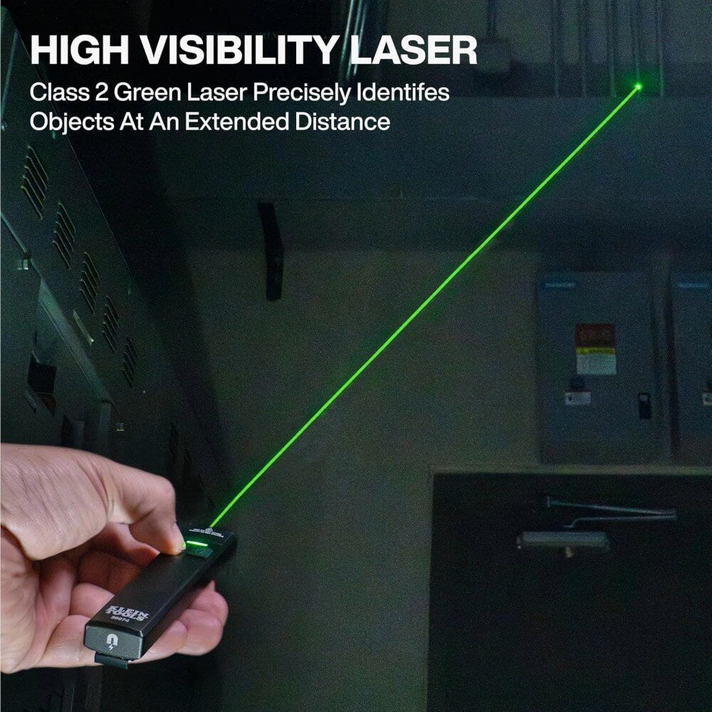 KLEIN KLE-56074 - Rechargeable Slim-Profile LED Pocket Flashlight with Laser