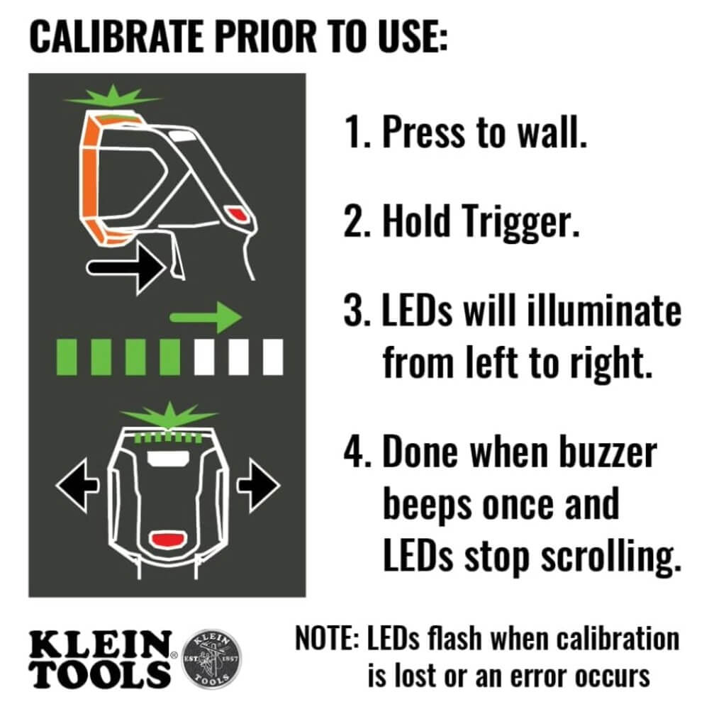 KLEIN ESF150LL - Electronic Stud Finder with Cross-Line Lasers