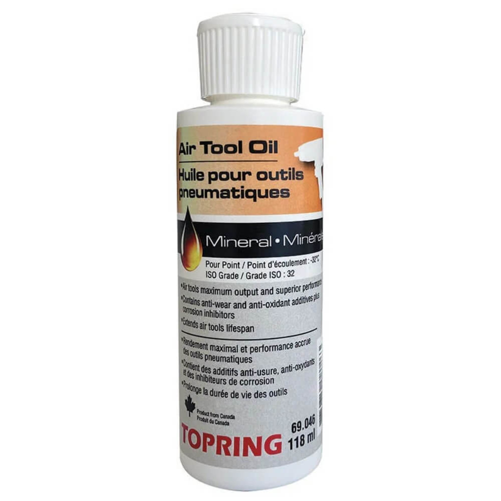TOPRING 69.046 - Mineral Oil for Air Tools - 118 ml