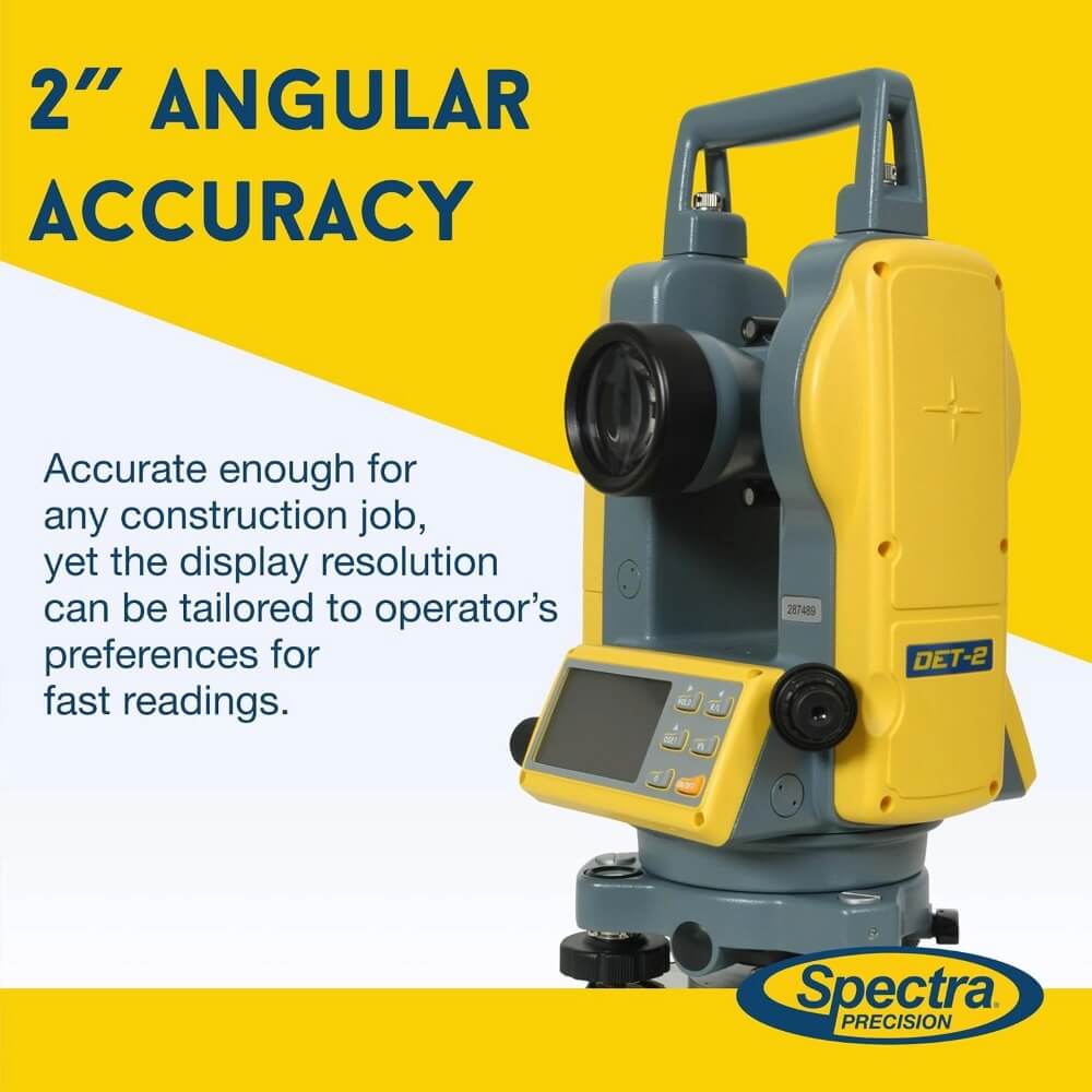 SPECTRA DET-2 - Digital Electronic Theodolite