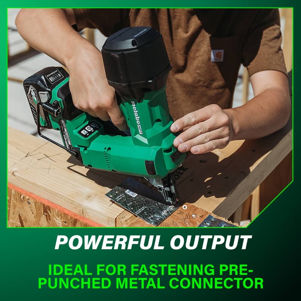 METABO HPT NR1838DKA - 18V MultiVolt™ Brushless 1-1/2" Metal Connector Nailer Kit