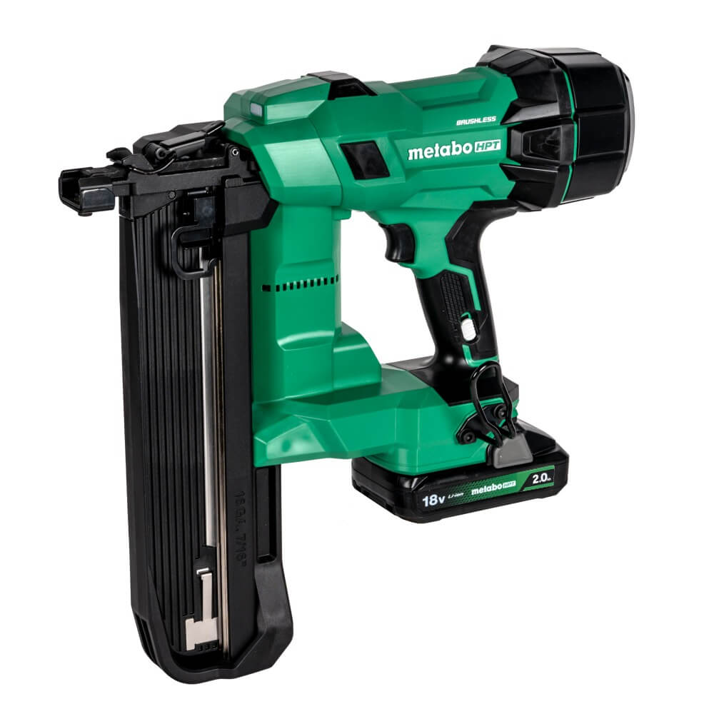 METABO HPT N1808DA - 18V MultiVolt 18-Gauge Cordless Narrow Crown Stapler