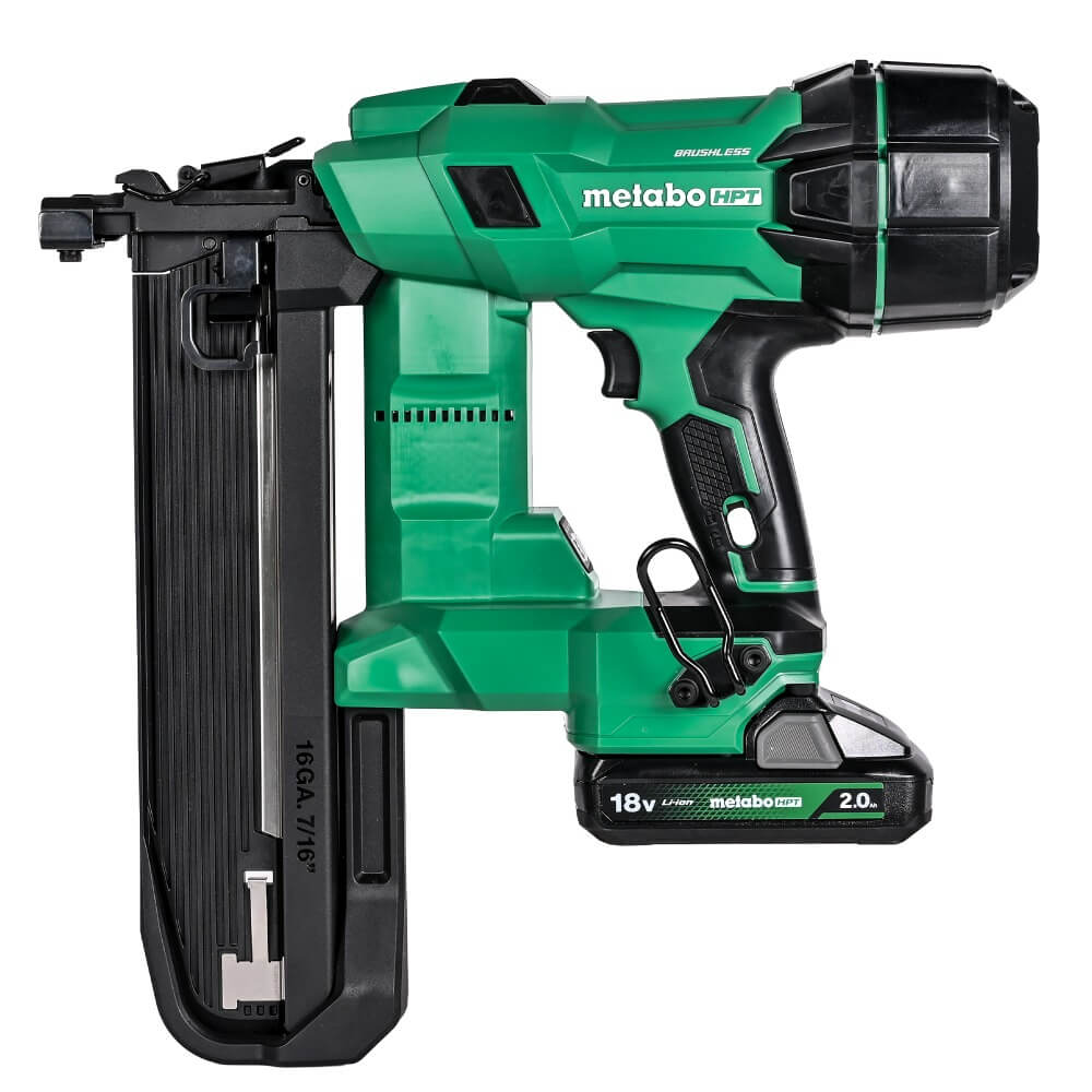METABO HPT N1808DA - 18V MultiVolt 18-Gauge Cordless Narrow Crown Stapler