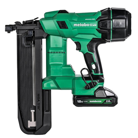 METABO HPT N1808DA - 18V MultiVolt 18-Gauge Cordless Narrow Crown Stapler