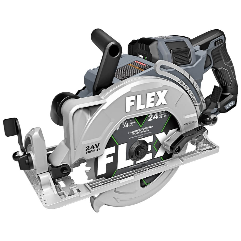 FLEX FX2141R-1J - 24V Brushless 7-1/4" Rear Handle Circular Saw Stacked Lithium Kit