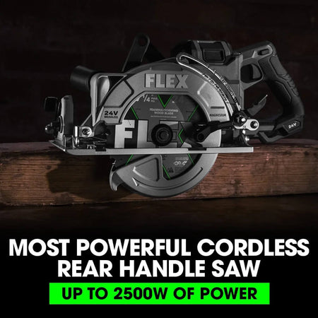 FLEX FX2141R-1J - 24V Brushless 7-1/4" Rear Handle Circular Saw Stacked Lithium Kit