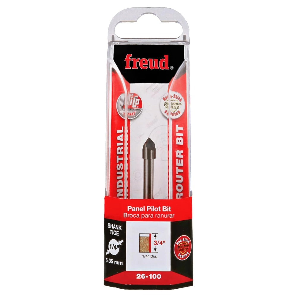 Freud 26-100 - MÈCHE PILOTE POUR PANNEAU 1/4" 